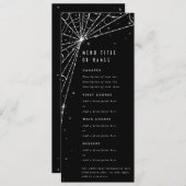 Menu Elégant Black Diamond Spider Web Flat 4 Parcours (Devant / Derrière)