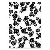 Menu Elegant Black Roos Kaart (Achterkant)