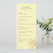 Menu Élégant Blé Beige (Debout devant)
