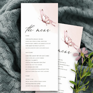 MENU ELÉGANT CUIT COULEUR D'EAU BLANC BETTERFOR MARIAGE