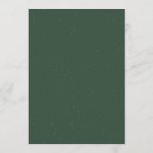 Menu Élégant de Noël avec Arbre à l'Aquarelle pour (Dos)