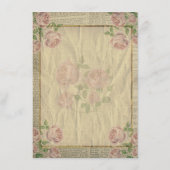 Menu Élégant dictionnaire de vinaigre Imprimer avec men (Dos)