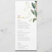 MENU ÉLÉGANT EUCALYPTUS GREEN OR FOLIMARIAGE (Devant)