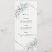 Menu Élégant Foliage Moderne (Devant)