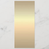 Menu Elegant Gold Wedding (Achterkant)