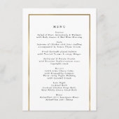 Menu Elegant Golden Lijst (Voorkant)