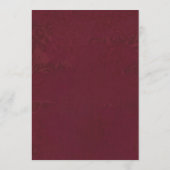 Menu Elegant Gothic Romance Wedding (Dos)