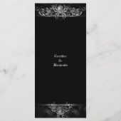 Menu Elegant Halloween Wedding (Achterkant)