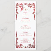 Menu Elegant Halloween Wedding (Voorkant)