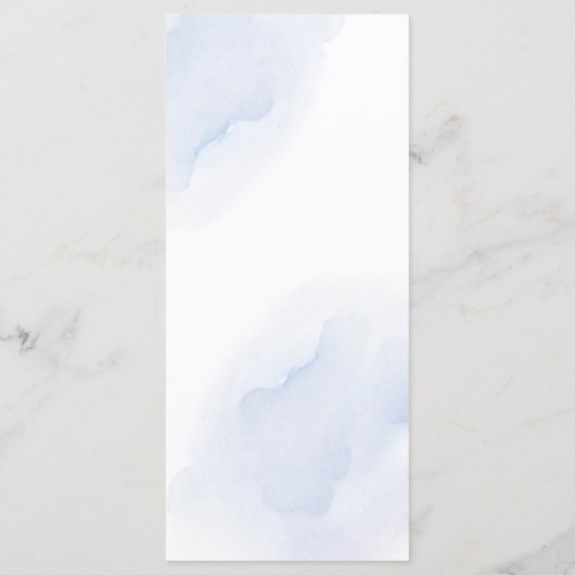 Menu Elegant Initial Script Monogram Classic  Wedding  (Dos)