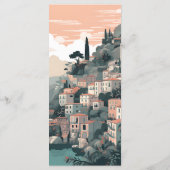 Menu Elégant Italie Capri Destination Mariage (Dos)