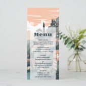 Menu Elégant Italie Capri Destination Mariage (Debout devant)