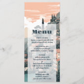 Menu Elégant Italie Capri Destination Mariage (Devant)