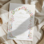 Menu élégant jardin de printemps à arche fleurie 5 x 7<br><div class="desc">***cette conception fait partie d'une collection*** __________________________ ce modèle de conception est entièrement modifiable et personnalisable par vous le client - cliquez sur personnaliser un autre bouton si vous souhaitez déplacer, ajouter, supprimer ou apporter des changements importants à la conception ________________________________________________________________________________________________________________________________________________________________________________ si vous avez des questions sur le DESIGN ou...</div>