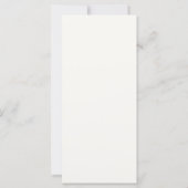 Menu Elegant Lavender Wedding (Achterkant)