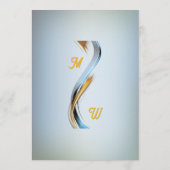 Menu Elégant Mariage Botanique De Luxe Sophistiqué (Dos)