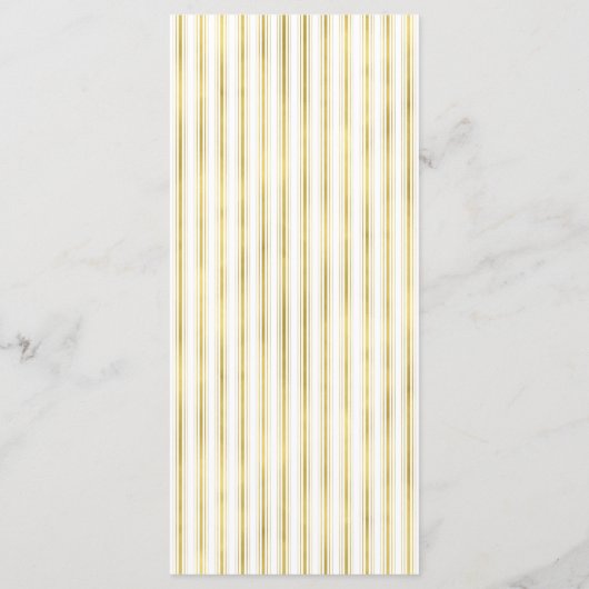 Menu Élégant Mariage d'ananas Gold (Dos)