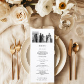 Menu Élégant Mariage de collection photo moderne