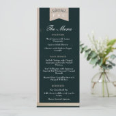 Menu Élégant Mariage de couverture du livre de la bibli (Debout devant)