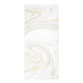 Menu Elegant Minimalist Marble Salon Service (Achterkant)