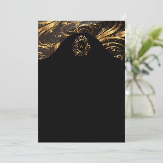 Menu élégant moderne ou invitations (Debout devant)