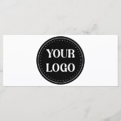 Menu élégant, moderne, raffiné et modifiable.  (Devant)