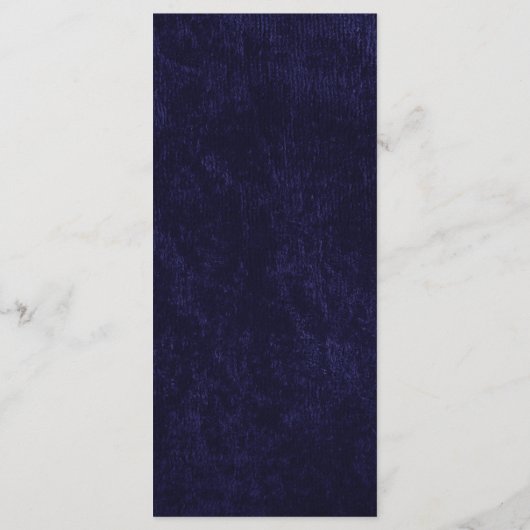 Menu Elegant Navy Blue White Rehearsal Dinner (Dos)