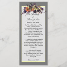 Élégant noir automne gris floral