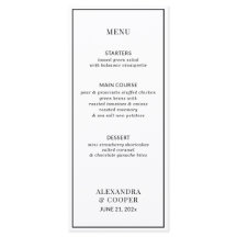 Élégant noir et blanc