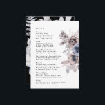 Menu Elégant romantique Aquarelle Mariage floral<br><div class="desc">Elégant romantique Aquarelle Floral Menu Mariage</div>