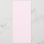 Menu Élégant Ruban Rose (Dos)