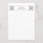 Menu Elegant Tile Design Restaurant Lunch (Dos)