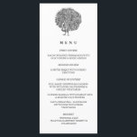 Menu Elégant Vintage Illustration Peacock Mariage<br><div class="desc">Une partie de ma suite mariage "Peacock",  avec une image vintage d'un beau paon. Customisez ce produit avec votre menu mariage et faites-le vous-même !</div>