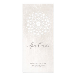 Menu Elegant White Marble Hair Salon and Spa