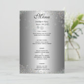 Menu Elegant winter Wedding (Staand voorkant)