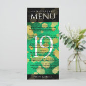 Menu Élégante 19e anniversaire du Mariage de Jade (Debout devant)