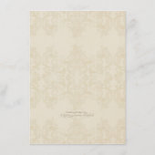 Menu Elégante Fritillaria n Dragonfly Formal Dinner Men (Dos)