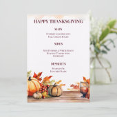 MENU ELEVATE YOUR THANKSGIVING MEAL WITH A STUNNING (Debout devant)