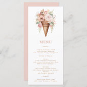 Menu Elle a été ramassée dans la Fête des mariées de gl (Devant / Derrière)