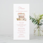 Menu Elle est fraîche de la Fête des mariées florale du (Debout devant)