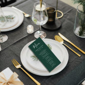 Menu Emerald Green et Mariage blanc