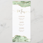 Menu en agate verte (Devant)