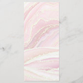 menu en marbre rose pastel (Dos)