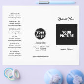 Menu- en prijsgids flyer (Enkel)