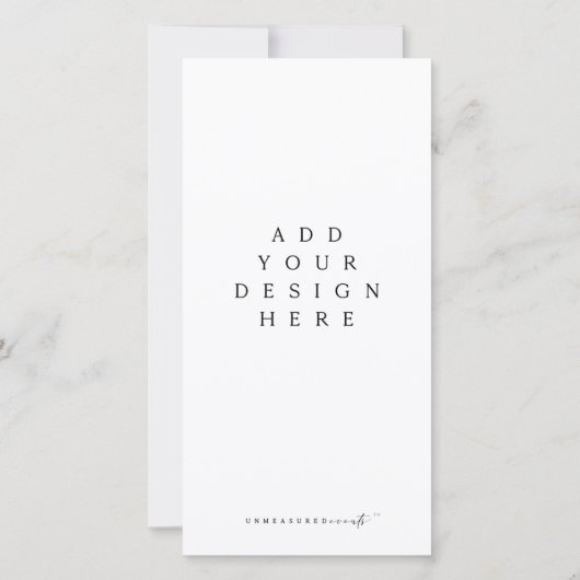 Menu- en programmaafdrukken bedankkaart (Achterkant)