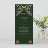 Menu Enchanted Gothique Corbeau Snapdragon Dahlia Maria (Debout devant)