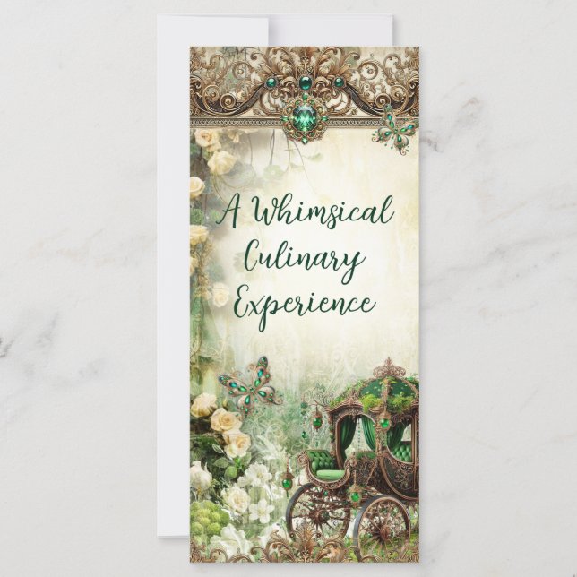 Menu Enchanted Moss & Moonlight Fairytale Event (Devant)