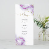 Menu encre violette (Debout devant)