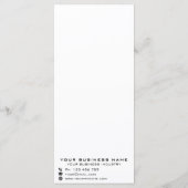 Menu Entreprise Promotionnelle Personnalisée - Moderne (Dos)