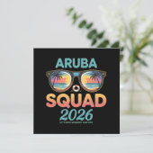 Menu Équipe Aruba 2026 Rétro (Debout devant)